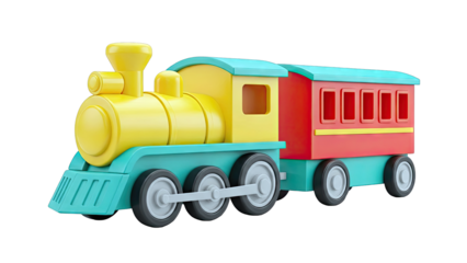 Colorful Toy Train
