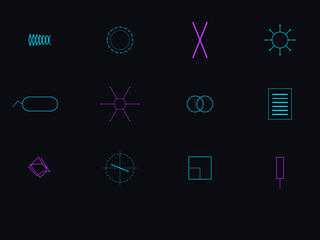 12 Varied Biotechnology and Genetic Engineering Icons - CRISPR and Medical Science Vector Set