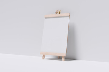 Realistic Menu Board Blank