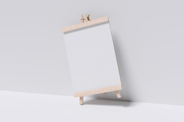 Realistic Menu Board Blank