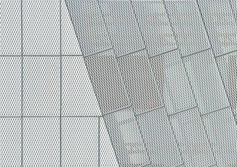 Modern Building Facade Perforated Metal Panel Grid