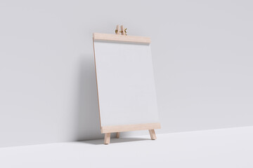 Realistic Menu Board Blank