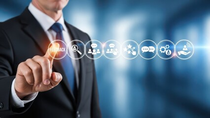 Get feedback for improvement. Listen to team and customer feedback to improve work efficiency. Team communication skill, engagement, idea sharing, open mind, customer feedback and consulting