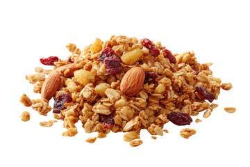 Mixed Nut And Dried Fruit Granola Cluster With Almonds Cranberries And Oats clusters nuts