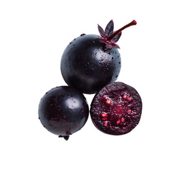 red currant isolated on white