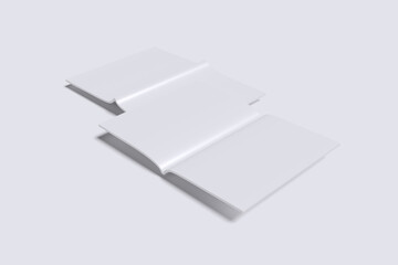 Realistic A4 Magazine Blank