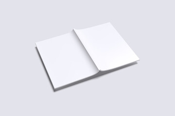 Realistic A4 Magazine Blank