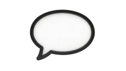 3D Speech Bubble Icon