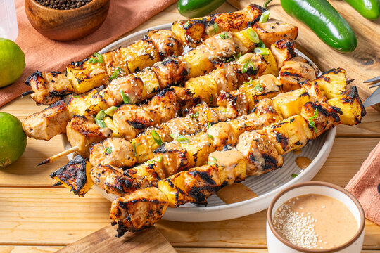Grilled Chicken Skewers