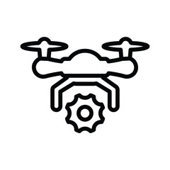 Drone technology icon