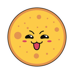 Fototapeta premium Cute Moon Stickers