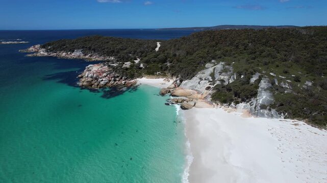 Sloop Reef, Seatons Cove, Tasmania, Australia - Drone Shot