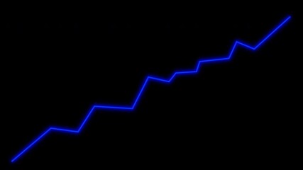 Business graph chart icon with market recovery concept. Successful growth. growth data analytics business success stock market rising bars profit increase digital graph. 4K video. - Powered by Adobe