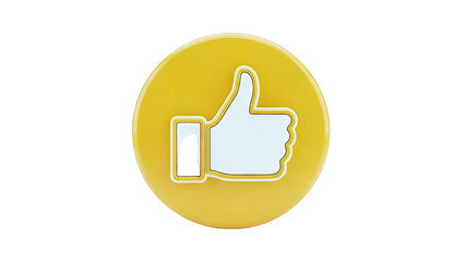 3D Thumbs Up Icon