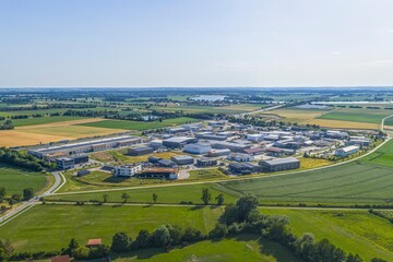 Sommerabend &uuml;ber dem Donautal zwischen Regensburg und Straubing bei Wiesent