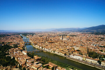 Florence - Italy, panorama of Firenze