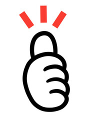 グッドマーク いいね グッドサイン good nice