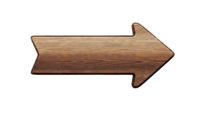 Wooden Arrow Sign