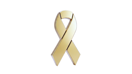Golden Awareness Ribbon