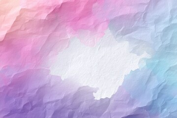 Fototapeta premium Softly textured paper art with blending pastel hues, forming a dreamy, abstract background