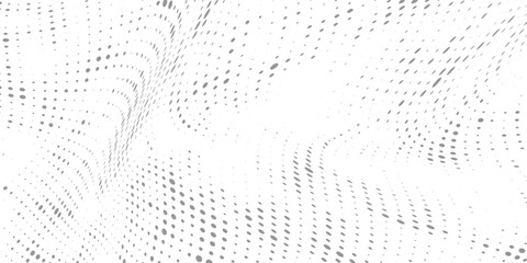 Halftone gradient. Dotted gradient, smooth dots spraying and halftones dot background seamless horizontal geometric pattern vector template set.