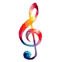 Minimalist music note icon centered on white background, perfect for app design or audio-related branding