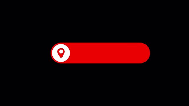 Location Pin Map Lower Third Animation For News And Travel Video