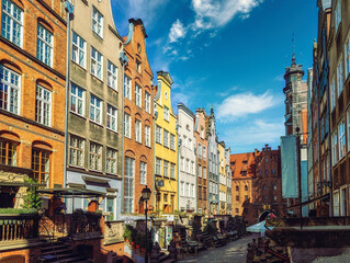 Spectacular summer cityscape of Gdansk, Poland, Europe.