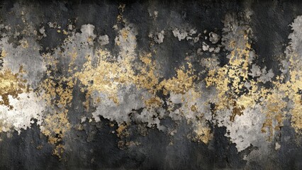 Fototapeta premium Abstract gold and gray textured background