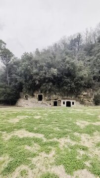 Eremo dei frati bianchi a Cupramontana nelle Marche in Italia