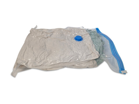 Reusable vacuum storage bags
