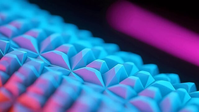 Colorful geometric pattern with gradient