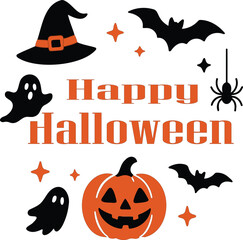 Happy Halloween Day vector transparent 