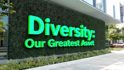 Obraz premium Diversity: Our Greatest Asset Sign