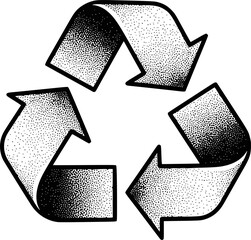 Recycle symbol. Recycle environment symbol - vector illustration. Transparent background EPS version.