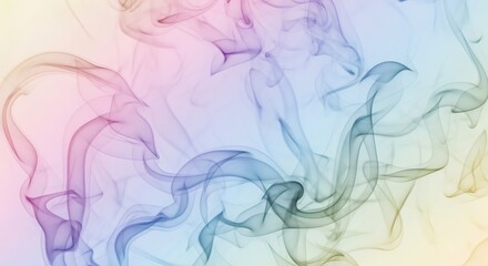 Seamless dreamy background is formed by a soft flowing smoke gradient in daylight. Calming surreal concept