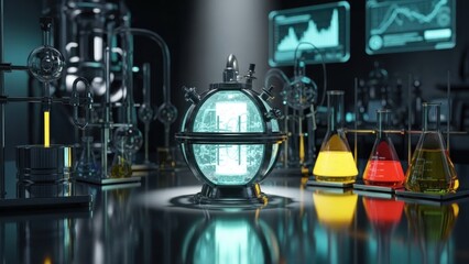 test tubes in laboratory