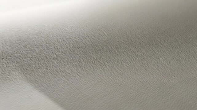 A textured, off-white surface appears, its rippled pattern suggesting a soft, undulating plane