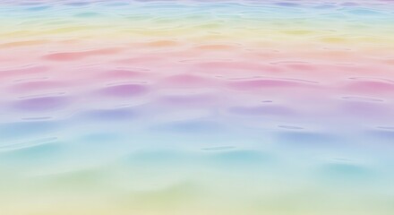 Seamless flowing waves are created with water ripple distortion in a pastel palette. Dreamy minimal concept