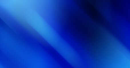 Fototapeta premium Smooth blue gradients with diagonal light streaks