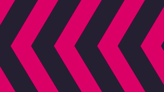 Pink Chevron Pattern Pointing Left on Dark Background