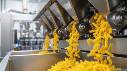 Golden potato chips salted snack texture background