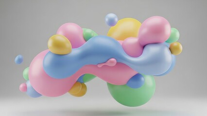 Complex Metallic Knot 3D Art