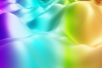 Soft abstract rainbow surface with smooth organic gradients