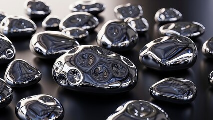 Complex Metallic Knot 3D Art