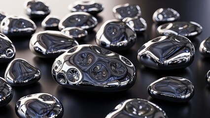 Complex Metallic Knot 3D Art