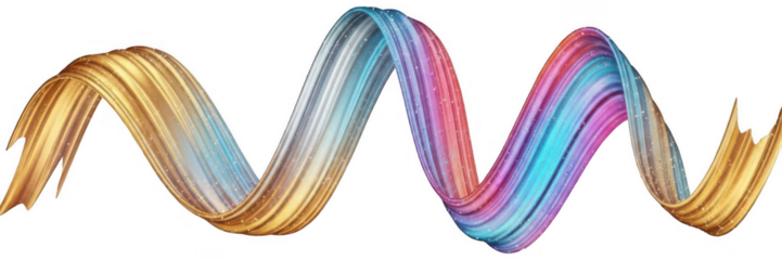 Brushstroke png Paint Swirl cutout Ribbon Curl png Abstract Wave cutout Glitter Stripe png Colorful Flow cutout Dynamic Line png Artistic Splatter