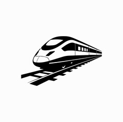 Spanish High-Speed Train Travel &ndash; Modern Railway Vector