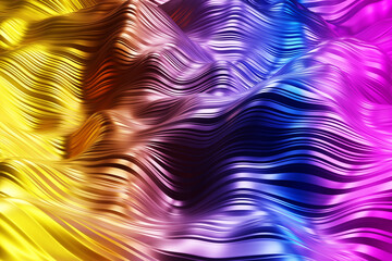Abstract colorful flowing waves background with smooth gradients
