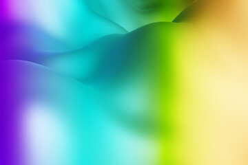 Soft abstract rainbow surface with smooth organic gradients